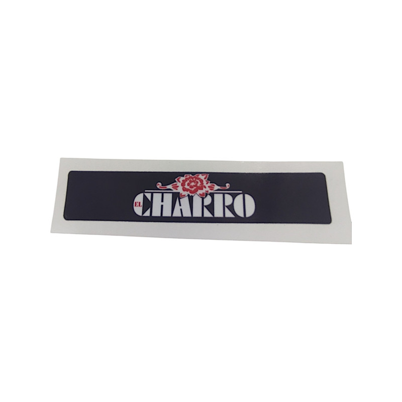 Stickers logo de coffre EL CHARRO pour Peugeot 205, neuf.