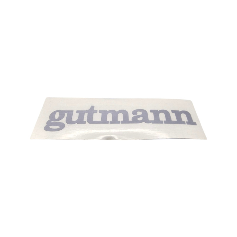 Autocollant logo de coffre "gutmann" pour Peugeot 205, neuf.

Dimensions : 

largeur : 12.3 cm

hauteur : 2.7 cm