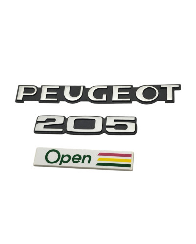 Logo del bagagliaio della Peugeot 205 OPEN