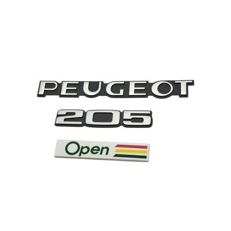 Logo do porta-malas Peugeot 205 OPEN