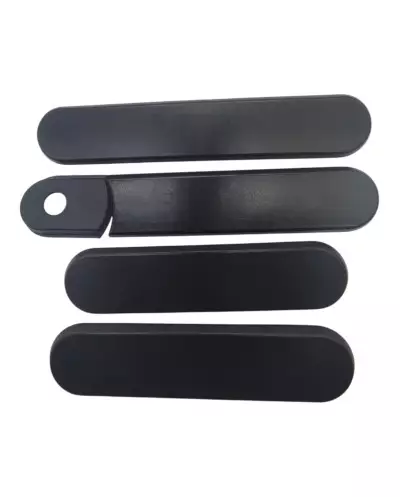 Set of 5 Black Virgin Custodes for Peugeot 205