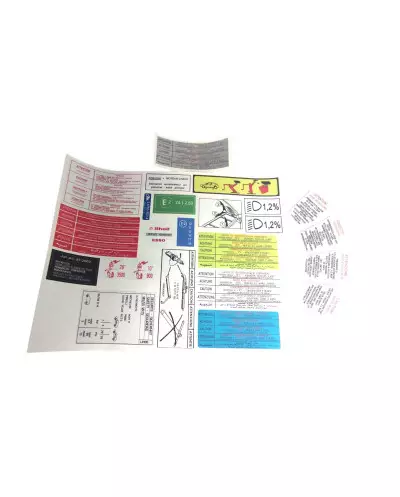 Peugeot 205 GTI Stickers Engine Compartment Airbox Spare Wheel Master Cylinder Oil Breather 21 Sticker.
