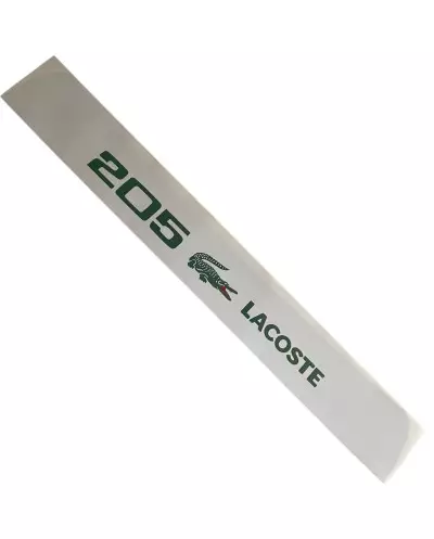 Peugeot 205 Lacoste Sun Barrier Headband Sticker