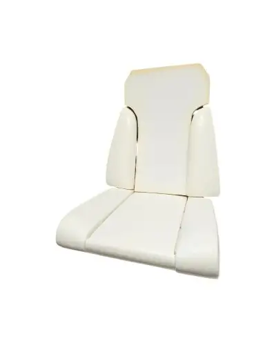 Lot de 2 Mousses Assise et Dossier pour Peugeot 204 Coupé / Cabriolet – Fidélité à l’origine.