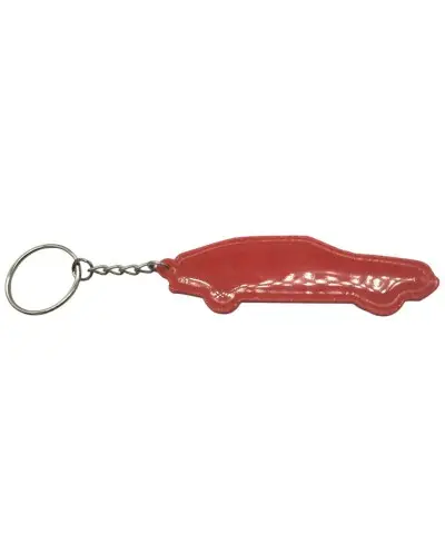 Renault Fuego Turbo key ring, rear view.