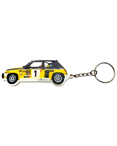 Porte clé Renault 5 Turbo Groupe 4 Jean Ragnotti