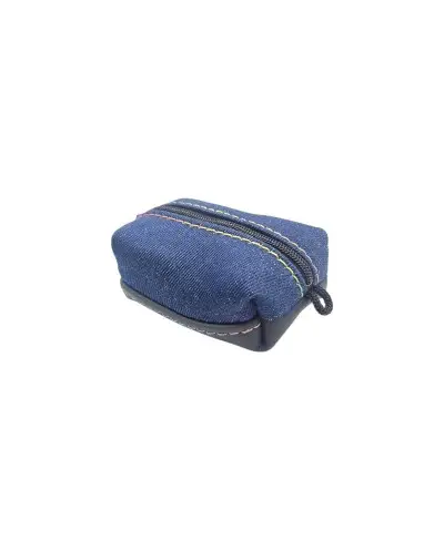 Porte-monnaie rétro pour passionnés de 205 légendaires tissus jeans.