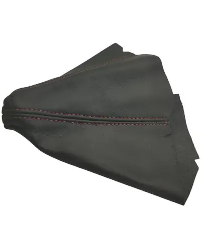 Black leather gear lever gaiter for Peugeot 205 CTI