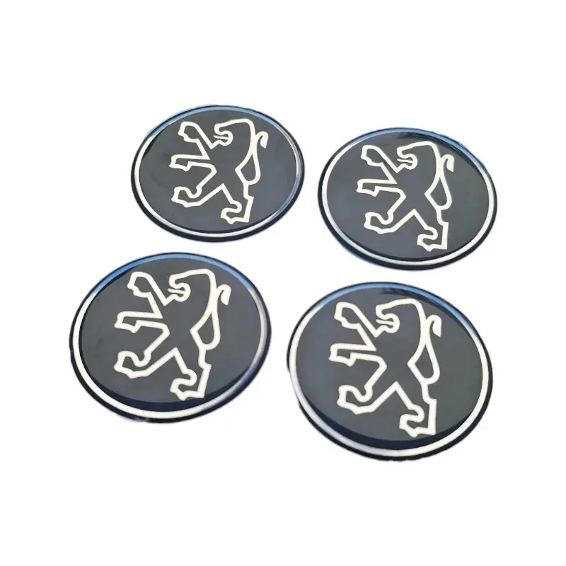 Stickers en reliefs Peugeot pour centre de roue PTS SL434