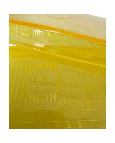 Vitre Siem pour antibrouillard de Peugeot 205 la paire jaune