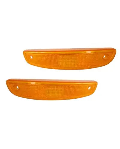 Pair of Front Turn Signal Cabochons for Renault Twingo 1 Phase 1