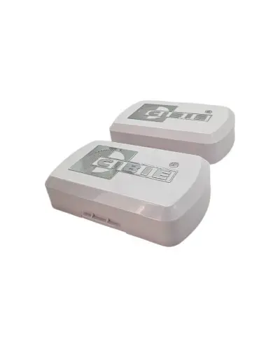 Caches CIBIE Type 35 blanc texte chrome R5 Alpine Super 5 Gt Turbo Peugeot 205 Clio 16S