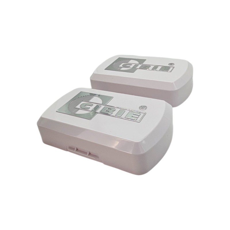 Caches CIBIE Type 35 blanc texte chrome R5 Alpine Super 5 Gt Turbo Peugeot 205 Clio 16S
