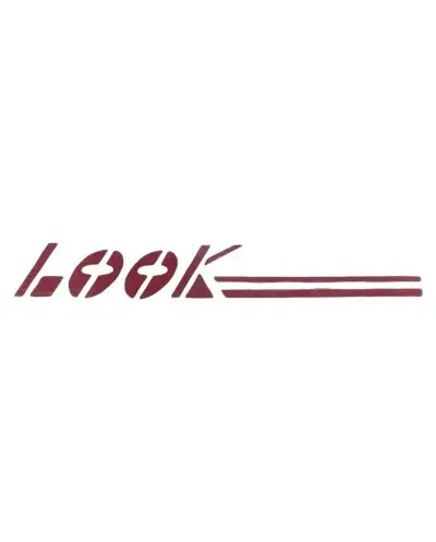 Peugeot 205 LOOK trunk logo stickers