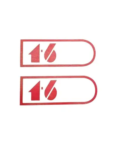 1.6 Stickers for Peugeot 205 Custos Sets of 2