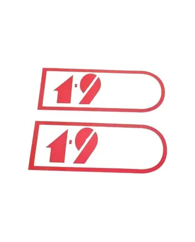Stickers 1.9 Custode Peugeot 205 sets of 2