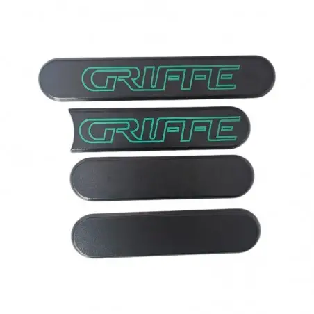 Lots de 4 Custodes noires pour Peugeot 205 GTI Griffe