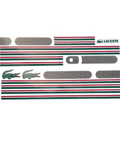 Stickers Kit décoration complet Peugeot 205 Lacoste.