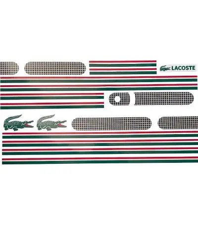 Kit decorativo completo Peugeot 205 Lacoste