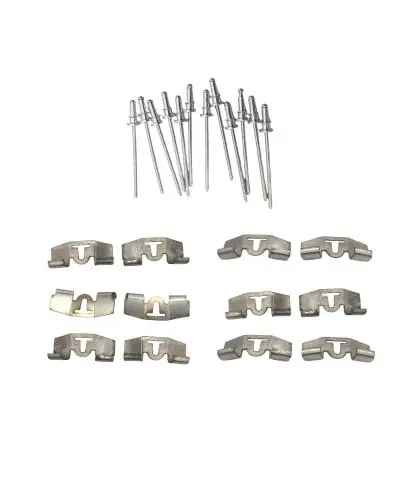 Super 5 GT Turbo Edelstahl Rocker Clips
